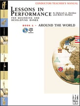 Lessons in Performance Book 1: Around the World Conductor band method book cover